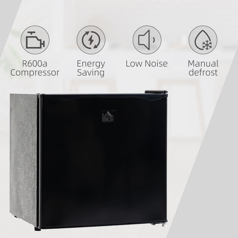 1.1 Cu. Ft. Mini Freezer, Compact Upright Freezer with Reversible Door, Removable Shelf, Adjustable Temperature, Black