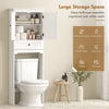 Over The Toilet Storage, Modern Bathroom Cabinet Over Toilet with Drawer, Cabinet and Adjustable Shelf, White