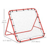 Volleyball Rebounder Net Football Training Aid Kickback Target Play Red