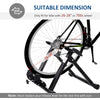 Soozier Foldable Indoor Bike Trainer, Stationary Bicycle Stand for Riding Exercise, 26-28