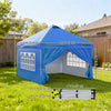 10' x 10' Pop Up Canopy Tent, Instant Sun Shelter, Tents for Parties, with Wheeled Carry Bag