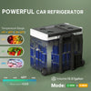 12 Volt Car Fridge Refrigerator, 42 Quart Portable Electric Cooler, 12V/24V DC & 100-240V AC, -4℉-68℉, Black