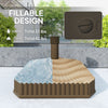 Patio Umbrella Base Umbrella Stand, Heavy Duty Outdoor Umbrella Stand Base 17.7
