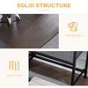 Linen Drawer Cabinet Organizer Storage Dresser Tower with 5 Removable Drawer Metal Frame Adjustable Feet for Living Room, Kitchen, Bathroom, Dark Grey