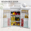Compact Refrigerator, Mini Fridge with Freezer, Adjustable Shelf, Mechanical Thermostat and Reversible Door