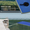 10' x 5' Roll-Up Pool Float Pad for Lakes, Oceans, & Pools, Water Mat for Playing, Relaxing & Recreation, Blue