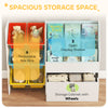 Qaba Kids Bookshelf and Toy Storage, 3-Tier Bookcase with 6 Removable Bins and Box for Toddler Nursery Playroom, Multi