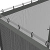 Replacement Mosquito Netting for Gazebo 12' x 12' Black Screen Walls for Canopy with Zippers