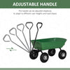 Steel Garden Cart with Handle and 10