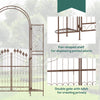 7ft Garden Arch Trellis, Metal Arch, Outdoor Garden Arbor for Climbing Plants, Wedding Decoration