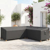 V-Shaped Patio Furniture Cover, Waterproof Outdoor V-Shaped Sectional Sofa Cover with Air Vent, 105