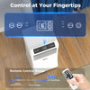 8000BTU Mobile Portable Air Conditioner with Cooling, Dehumidifier, 2 Speed Fans, 24-Hour Timer for Bedroom, White