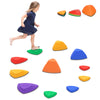 11 PCs Stepping Stones Kids with Non-slip Rubber, Stackable Balance Step Stones for Obstacle Course Sensory Play, Outdoor Indoor for 3-8 Years Old