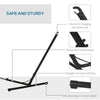 Adjustable Hammock Stand, Fits 10-13 ft Hammocks Up to 264lbs Capacity,Black