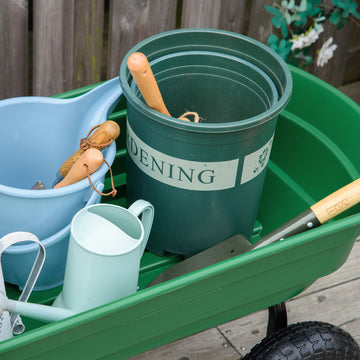 Steel Garden Cart with Handle and 10