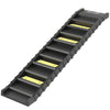 Foldable Dog Car Ramp, Dog Ramp with Anti-Slip Steps, Pet Stairs for Senior Pets to Access Cars and High Beds, Black
