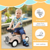 Ride on Sliding Classic Car for Toddlers, Foot To Floor Slider with Under Seat Storage, Aged 18-36 Months, Cream White
