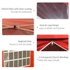 10' x 10' Pop Up Canopy Tent, Instant Sun Shelter, Tents for Parties, with Wheeled Carry Bag, for Outdoor, Garden, Patio