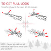 6' Artificial Pencil Christmas Trees Holiday Decoration with Colourful LED Lights, Steel Base, Skinny Shape
