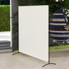 Single Panel Room Divider, UV30+ Privacy Screen, Indoor Outdoor Privacy Panel with Stable Base