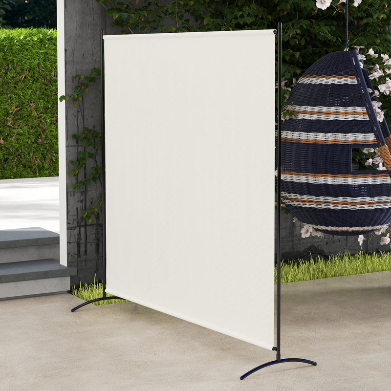 Single Panel Room Divider, UV30+ Privacy Screen, Indoor Outdoor Privacy Panel with Stable Base