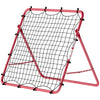 Soozier Soccer Rebounder Net, 3.5 x 3ft Easy Setup Bounce Back Net with 5 Adjustable Angles