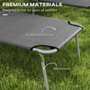 2Pcs Outdoor Lounge Chair, Adjustable Folding Chaise Lounge with Sun Shade for Beach, Camping, Hiking, Grey