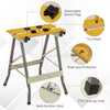 Foldable Work Bench w/ 4 Adjustable Clamps, Carpenter Saw Table