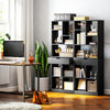 Tall Bookshelf with Drawer, Freestanding Bookcase for Bedroom, Living Room, Home Office, Black