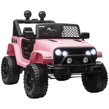 12V Electric Truck Off Road Electric Pickup with Remote Control, Adjustable Speed, Ride on Car for Kids