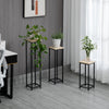 3 Packs Plant Stand Indoor, Metal Plant Stand Outdoor Plant Rack, Decorative Flower Display Holder for Patio Garden