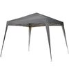 8' x 8' Pop Up Canopy, Outdoor Folding Tent, Portable Party Tent with Carrying Bag for Camping, Party, Picnic, Grey