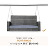 Metal Swing Stand Swing Frame, Hanging Chair Stand Only, 528 LBS Weight Capacity, for Backyard, Patio, Lawn, Black