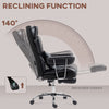 400LBS Massage Office Chair, Executive Office Chair with 6-Point Vibration, Footrest and Lumbar Support