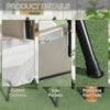 1-Seat Outdoor Porch Swing Patio Swing with Adjustable Canopy, Removable Seat and Back Cushion for Garden, Poolside