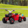 6V Electric Toy Car with Back Trailer, Forward Backward, Wear-Resistant Wheels for Ages 18-36 Months, Red