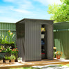 5.2' x 3.5' Outdoor Storage Shed, Easy to Assemble Metal Garden Shed, for Backyard, Lawn, Patio, Dark Grey