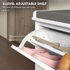 Shoe Storage with Seat, Upholstered Hallway Bench, Shoe Bench with Flip Drawer, Adjustable Shelf for 4-6 Pairs of Shoes