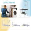 Dog Grooming Table w/ Adjustable Arm, Mesh Tray,  Two Nooses, Rubber Surface, 35