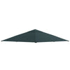 10' x 10' Square Gazebo Canopy Replacement UV Protected Top Cover Sun Shade Charcoal Green