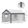 6.6' x 10' x 7' Heavy Duty Walk-In Greenhouse Vegetable Seed Growth Tent Outdoor Plant Growing Tunnel Warm House Flower Shed Backyard