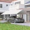 10'x20' Carport Heavy Duty Galvanized Car Canopy with Included Anchor Kit, 3 Reinforced Steel Cables