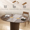 Extendable Kitchen Table for 6-8, 43.5