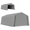 12' x 20' Portable Garage, Heavy Duty Carport Canopy with Ventilation Windows and Large Roll-up Door