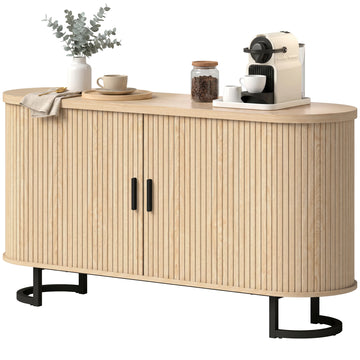 Fluted Sideboard Buffet Cabinet, 55