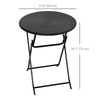 Folding Outdoor Coffee Table, 23.6