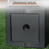 Set of 2 Tall Planters with Drainage Holes, 22