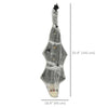 55.9 Inch/4.7ft Life Size Outdoor Halloween Decoration Hanging Mummy with Spider Web, Animated Prop Decor with Sound and Motion Activated, Light Up Eyes, Creepy Sound