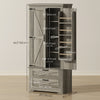 Farmhouse Kitchen Pantry Storage Cabinet, 64
