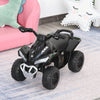 No Power Baby Ride on Toy for Toddler, Kids Ride on Car Foot to Floor Sliding 4 Wheels  with Music, Lightening, for 18-36 Months Black